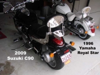 Suzuki C90-and-Yamaha Royal-star