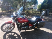 Miss Ella and the new windscreen. I think it suits her :-D